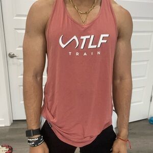 TLF Pink Athletic Tank Top Relaxed Fit